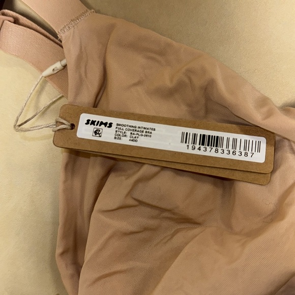 NWT SKIMS Smoothing Intimates Unlined Full Coverage Bra in Clay - Picture 8 of 8